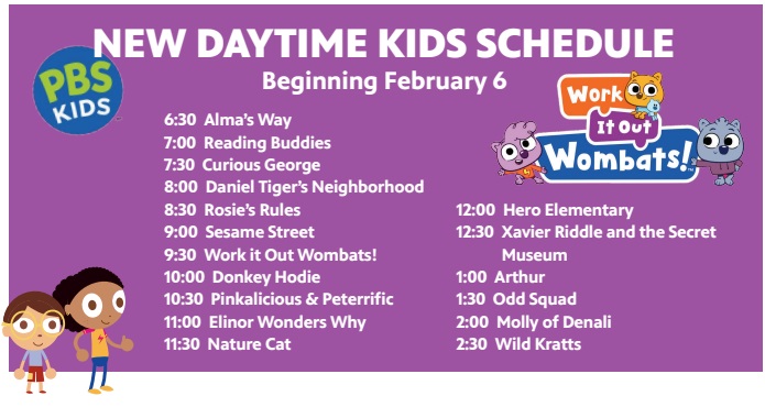 New PBS Kids Schedule - Alabama Public Television