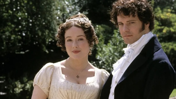 Colin Firth and Jennifer Ehle star in Pride and Prejudice.