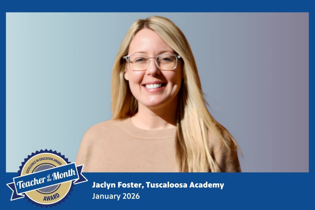 Jaclyn Foster Named APT's January Teacher of the Month